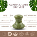 Zen'Arôme - Green Jade Pilz Gua Sha - Steinmassage-Pilz