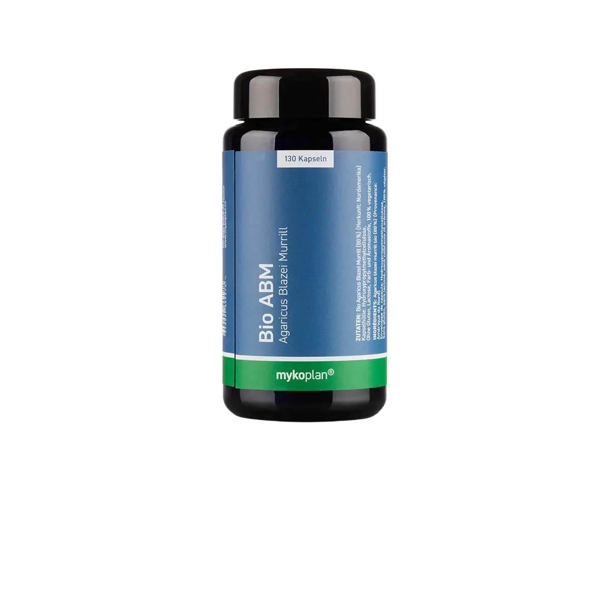 Bio ABM Nahrungsergänzung mit 130 Kapseln, Premium Vitalpilz aus biologischem Anbau von Mykopal
