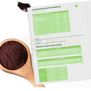 Bio-acai-pulver vegan mit dunkelviolettem organic acai pulver als pflanzenbasiertes protein superfood mit hoher nährstoffdichte