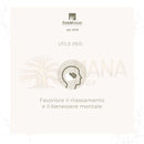 Erbavoglio logo mit minimalistischer kopfsilhouette und gehirnillustration für bio-ashwagandha kapseln vegan organische ashwagandha kapseln entspanung und gesundheit