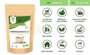Bioptimal Bio Ashwagandha Pulver 300 g, natürliches Adaptogen für Energie, Balance und Wohlbefinden, in Pulverform.