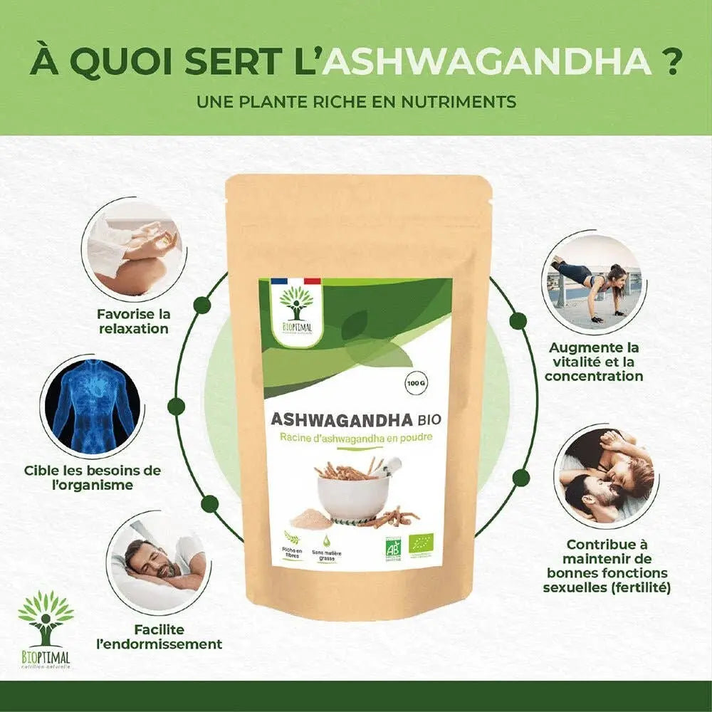 Bio Ashwagandha Pulver 300 g, Inhalt