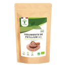 Ein tanfarbener wiederverschließbarer beutel bio psyllium husks für gesunde verdauung aus dem mana shop frankreich verpackt