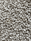 Bio geröstete hanfsamen 125 gramm ungeschält grau oval mit rauer textur, ideal für sportler und essentielle aminosäuren