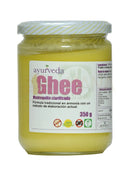 Bio-Ghee von Ayurveda Auténtico, geklärte Kuhbutter für ayurvedische Ernährung, in 350 g Packung, cremige Fettmasse