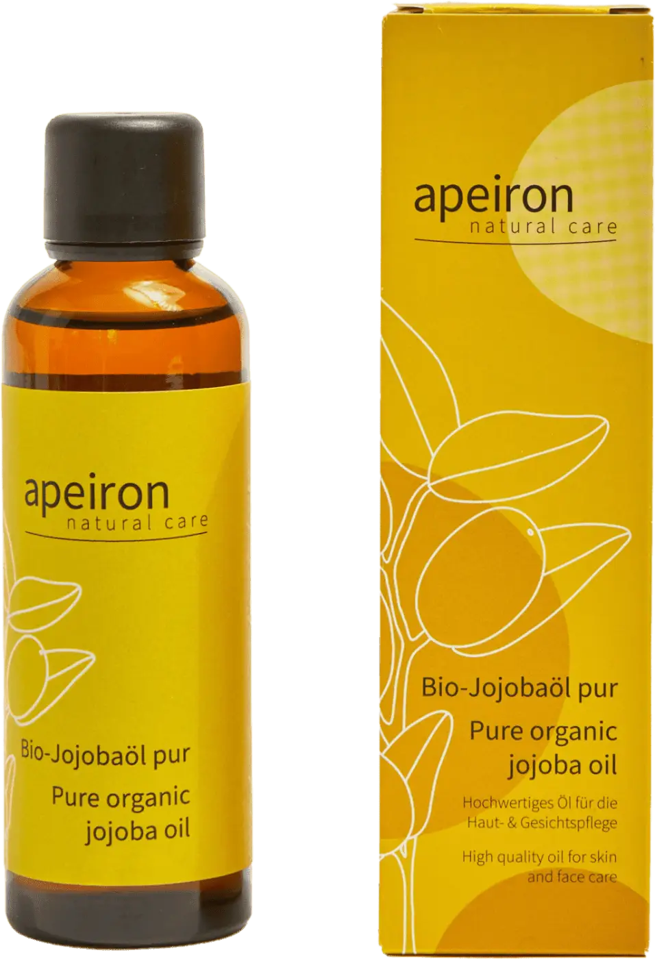 Bio-Jojobaöl Pur von Spa Vivent in 75 ml, natürliches Naturkosmetik-Öl für die Körperpflege, flüssige Jojobafrüchte.