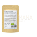 Beige, wiederverschließbare bio mariendistel leber komplex kapseln mit weißem etikett und grünen zertifikaten organic milk thistle