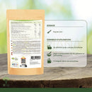 Bio Matcha Pulver von Bioptimal in einer Schale, grün und fein gemahlen, ideal für Energie, Fokus und Wohlbefinden.