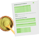 Bio-Moringa-Pulver von Bioptimal, 100g, veganes Nahrungsergänzungsmittel in grüner Verpackung mit geflochtener Textur