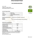 Bio opc kapseln mit bio organischem traubenkernpulver 300 mikron mit nussigem leicht bitterem geschmack