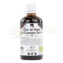 Dark amber glasflasche mit voglio bio-schwarzkümmelöl 100 ml zur unterstützung des immunsystems aus organischem black seed oil