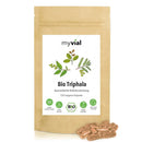 Bio Triphala Nahrungsergänzung, 120 vegane Kapseln von myvial, ayurvedische Kräuter für Gesundheit und Wohlbefinden.