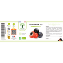 Bioptimal Guarana Bio Nahrungsergänzung in Kapseln für Energie, Wachsamkeit und Fettverbrennung, sichtbare Verpackung und Kapseln