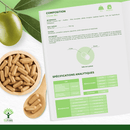 Bioptimal Olivienblatt Bio Nahrungsergänzung in Kapseln, harntreibend und fördernd für Herz-Kreislauf-Gesundheit, sichtbare Kapseln.