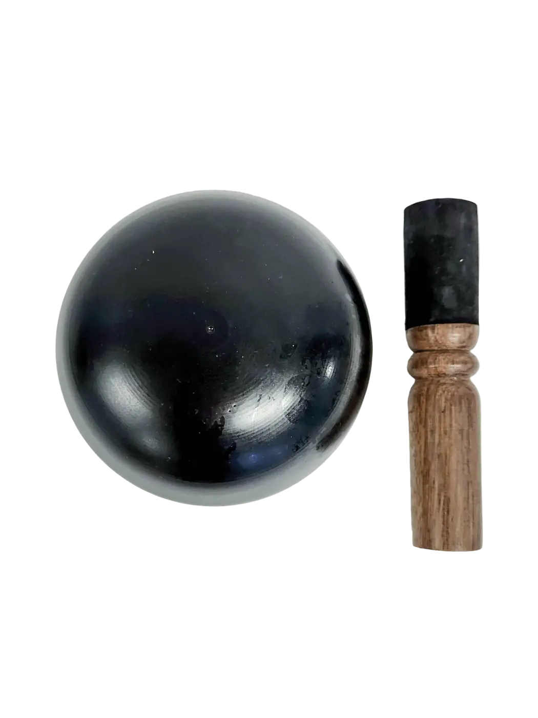Schwarze Yak & Yeti Baum des Lebens Klangschale, 10 cm Durchmesser, Musikinstrument, handgefertigt, mit kunstvollem Design