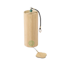 Bodhi Chakren Klangspiel aus Bambus, Chakra-Windspiel, mit bunten Klangschalen für die Anahata Chakra, Bodynova.