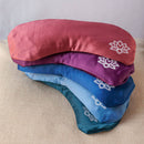 Bodynova Yoga Augenkissen LOTUS aus Mako-Satin mit Lavendel, entspannendes Augenpad für Wellness und Meditation.