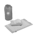 Bodynova VITAL Akupressurmatte Set mit Nägeln zur Schmerzlinderung und Entspannung, auf einer weißen Oberfläche liegend