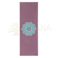 Blaubodynova yogamatte mandala zweifarbig mit teal mandala design aus der leela collection 183x60 cm 4,5 mm