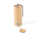 Bodynova Bodhi Chakren Klangspiel aus Bambus, Chakra-Windspiel mit Klangschalen und bunten Chakra-Symbolen, natürliche Dekoration