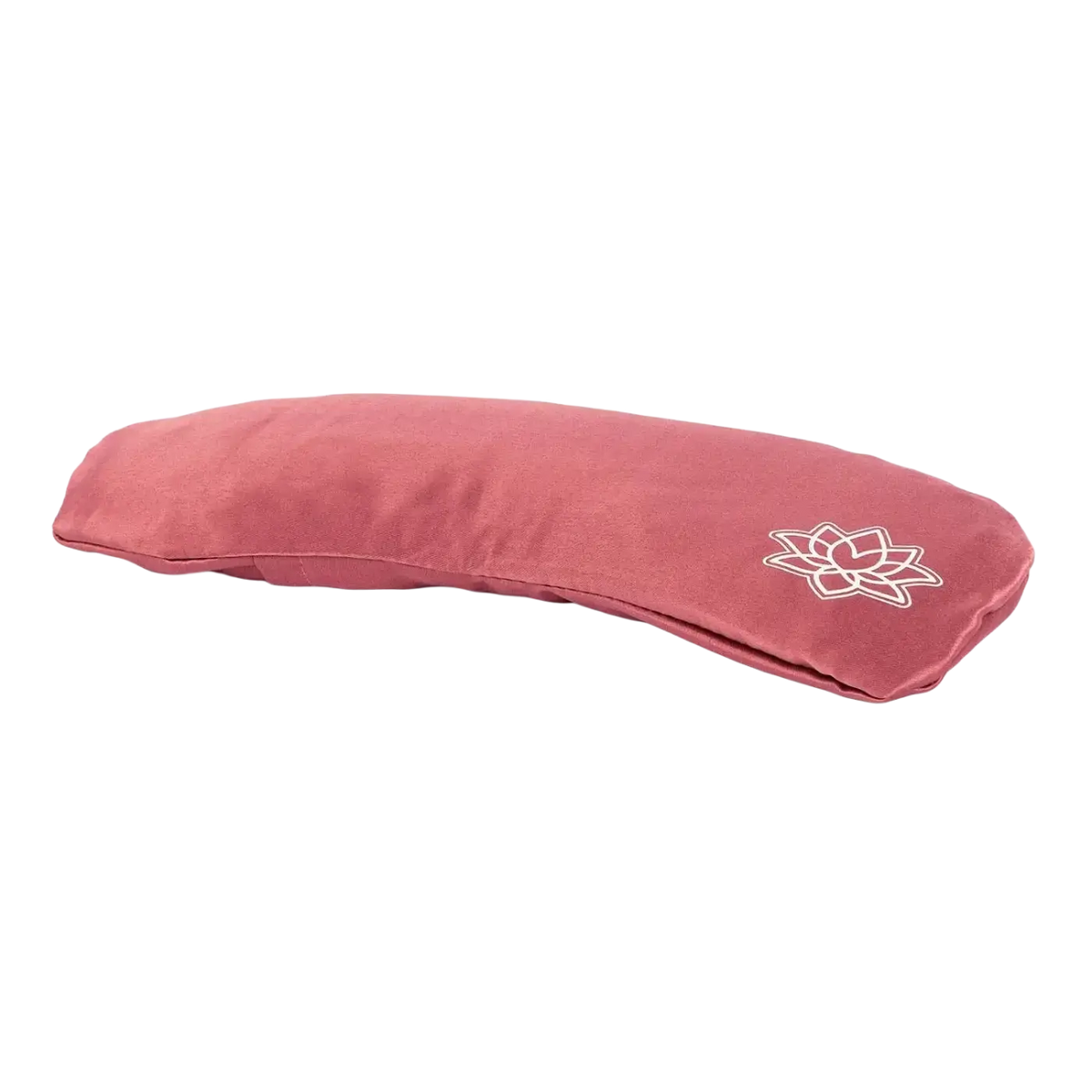 Bodynova Lotus Yoga-Augenkissen mit Lavendel in Dunkelrosé, weiches Kissen für Entspannung und Aromatherapie.