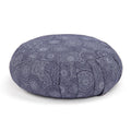 Meditationskissen ZAFU Maharaja von Bodynova mit Dinkel-Füllung, beiges Stoff, komfortable Meditationunterlage, ergonomisches Design