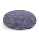 Meditationskissen ZAFU Maharaja von Bodynova mit Dinkel-Füllung, beiges Stoff, komfortable Meditationunterlage, ergonomisches Design