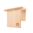 Bodynova LHASA Meditationsbank aus geöltem Holz, ohne Kissen, für Meditation und Yoga, natürliche Holzoptik