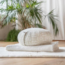 Maharaja Collection Meditationskissen ZAFU von Bodynova, 38x20 cm, Dinkel und Spelt, ideal für Meditation und Yoga.