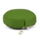 Meditationskissen RONDO ECO EXTRA FLACH von Bodynova in Bordeaux, mit Dinkelhülsen, weiche Tasche, für Meditation und Entspannung