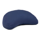 Reise Meditationskissen Yogi Mond Mini ECO von Bodynova in dunkelblau, bequem für unterwegs, ergonomisches Meditationskissen.