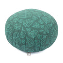 Meditationskissen Bodhi Leaves aus der Maharaja Collection in tiefem Grün, 19,5 × 34,5 cm, von Bodynova, bequeme Yogamatte.