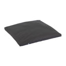 Meditationsmatte Zabuton ECO von Bodynova, 80 x 80 cm, bequeme, ökologische Meditationskissen mit 5 cm Höhe auf einer weiße Oberfläche.