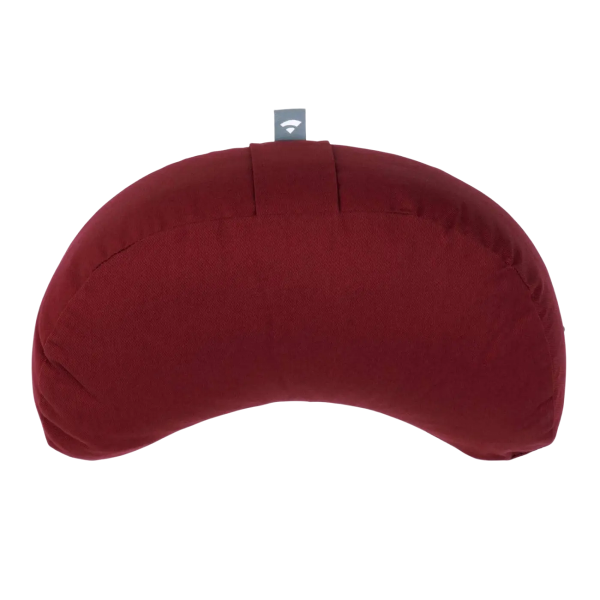 Bodynova Reise Meditationskissen Yogi Mond Mini ECO, weiches, tief gefülltes Kissen für Meditation unterwegs, braun, kompakt.