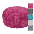 Bodynova RONDO Maharaja Collection Meditationskissen in Ecru, 32x13 cm, bequemer Sitzkissen für Meditation oder Yoga.