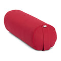 Bodynova Yoga Bolster ECO Dinkel in Bordeaux, aus nachhaltigem Material, für Yoga-Übungen und Entspannung.