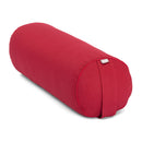 Bodynova Yoga Bolster ECO Dinkel in Bordeaux, aus nachhaltigem Material, für Yoga-Übungen und Entspannung.