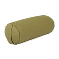 Yoga Bolster ECO Dinkel von Bodynova in dunkelgrün, weiches Kissen für Yoga-Übungen, ergonomisch und umweltfreundlich.