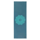 Bodynova Yogamatte Mandala Design, zweifarbig, 183x60 cm, 4,5 mm dick, rutschfeste Yoga-Matte mit Mandala-Muster