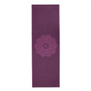 Bodynova Design Yogamatte Mandala zweifarbig, 183x60 cm, 4,5 mm dick, mit buntem Mandala-Muster auf rutschfester Oberfläche.