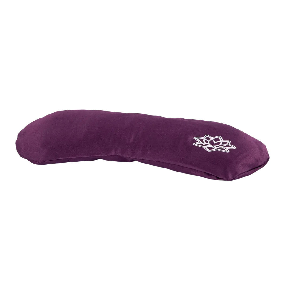 Bodynova Yoga Augenkissen LOTUS mit Lavendel aus Mako-Satin, entspannendes Kissen für Yoga und Meditation, lavendelfarben.