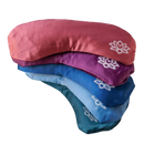 Bodynova Yoga Augenkissen Lotus mit Lavendel aus Mako-Satin, weiches Kissen für Entspannung und Aromatherapie