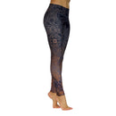 Bodynova Yoga Leggings Niyama Black Rose, enge Yogakleider für Damen in XS, aus weichem, elastischem Material.
