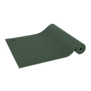 Dunkelgrüne Bodynova Yogamatte ASANA mit strukturierter Oberfläche, ideal für Yogaübungen und Meditation.