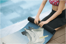 Bodynova Cloud Flower Yogamatte für Yoga und Pilates, rutschfest und bequem, mit blumigem Muster auf weicher Oberfläche
