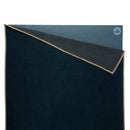 Bodynova GRIP² Yoga Tuch mit Antirutschnoppen in Midnight Blue, rutschfeste Yogamatte für Yogaübungen