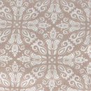 Asana Bag Baumwolle Maharaja 70cm, Yogazubehör in Taupe und Silber, von Bodynova für Yoga und Meditation.
