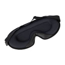 Schwarze Schlafmaske von Bodynova zur Tiefenentspannung, Augenbinde aus Zubehör Therapie, bequemes Design für erholsamen Schlaf