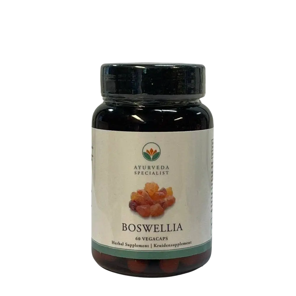 Boswellia (Shallaki / Salai) Nahrungsergänzungsmittel in Packung, Ayurveda Specialist B.V., mit Kräuterformel für Gesundheit