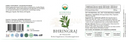 Bringaraj kapseln ayurveda spezialist eclipta alba in weiß-grünem flaschenetikett als kräuterextrakt kapseln